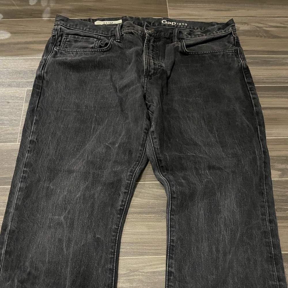 Gap slim dark wash jeans